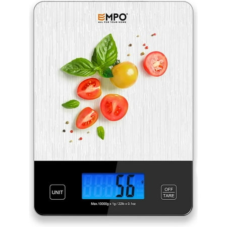 

Professional Digital Kitchen Scale - High Accuracy Digital Scale With Large Lcd Display And Tare Functionality For Kitchen Christmas Holidays Herbs Coffee