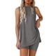 thumbnail image 1 of Pijama PRETTYGARDEN Conjunto de 2 Piezas con Shorts Lounge Gris Oscuro M, 1 of 8