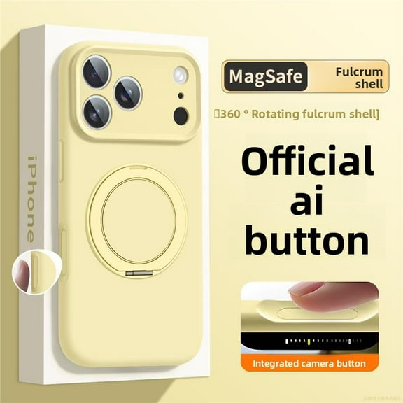 iPhone 17 Pro Max Case: with 360° Spin Magnetic Stand, Camera Control Button, Fit for MagSafe,  Drop Protective Slim Phone Cover for 17 ProMax with Ring Kickstand,