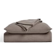 thumbnail image 7 of Mocha Brown King/Cal King (108" X 96") Cotton Gauze Bedspread Coverlet Set, 7 of 7