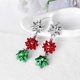 thumbnail image 3 of Pendientes de mujer - Pendientes de Navidad para mujer Pendientes de Navidad para niñas Pendientes de Navidad para mujer Regalos de Adviento para mujer, 3 of 5