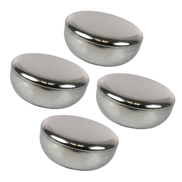 4x Tazón De de material acero Inoxidable Con Tapa Recipiente De Comida Tazón Para Mezclar A