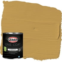 Glidden One Coat Interior Paint and Primer, Amaretto Sours / Yellow, 1 Quart, Flat