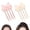 Pink+Beige, variant on Wireless Heated Volumizing Root Lift Clip Volume Clips | Portable Root Lifter Hair Styling Tool, Hair Crown Volume Clip, Heated Volumizing Hair Clips for Bangs and Root Lift (Pink+Beige)