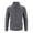 Dark Gray, variant on IROINNID Men's Sweater Turtleneck Long Sleeve Quarter Zip Mid-Length Solid Color Warm Pullover Winter Stand Collar Half High Neck Sweater Stand Collar Large Sweater wear High Neck Sweater