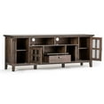 thumbnail image 4 of Artisan 72 inch Wide Solid Wood TV Stand in Natural Aged Brown For TVs up to 80 inches, 4 of 9