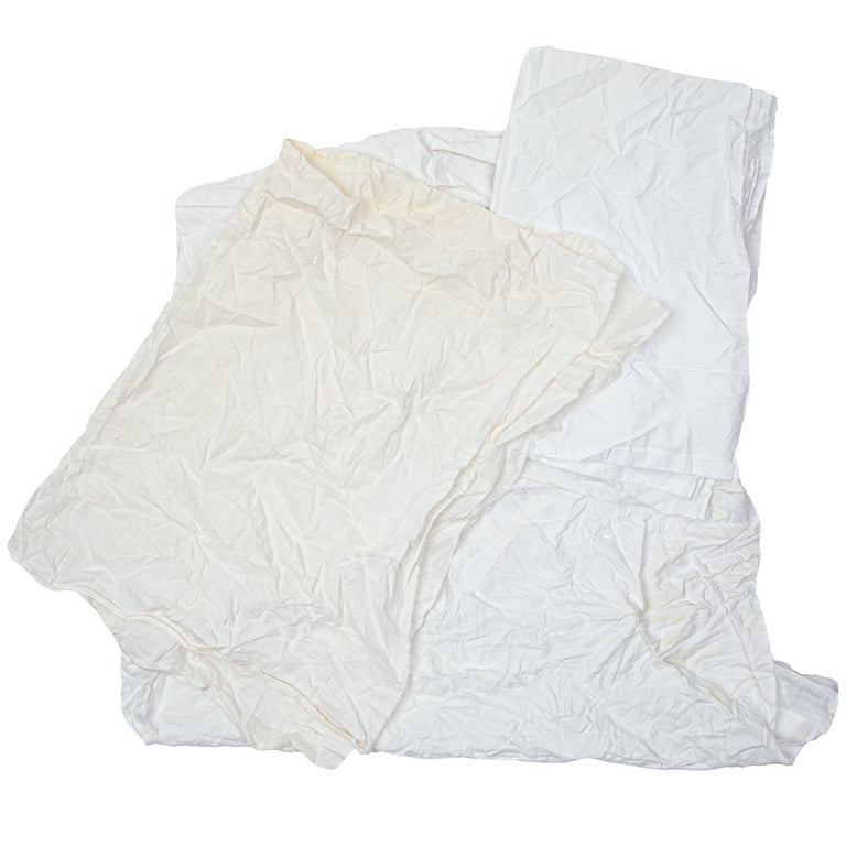 Arkwright Terry Washcloth Size White Cleaning Rags (5 lb Bag), 11x11 to  13x13, Bulk Multipurpose Cleaning Solutions 