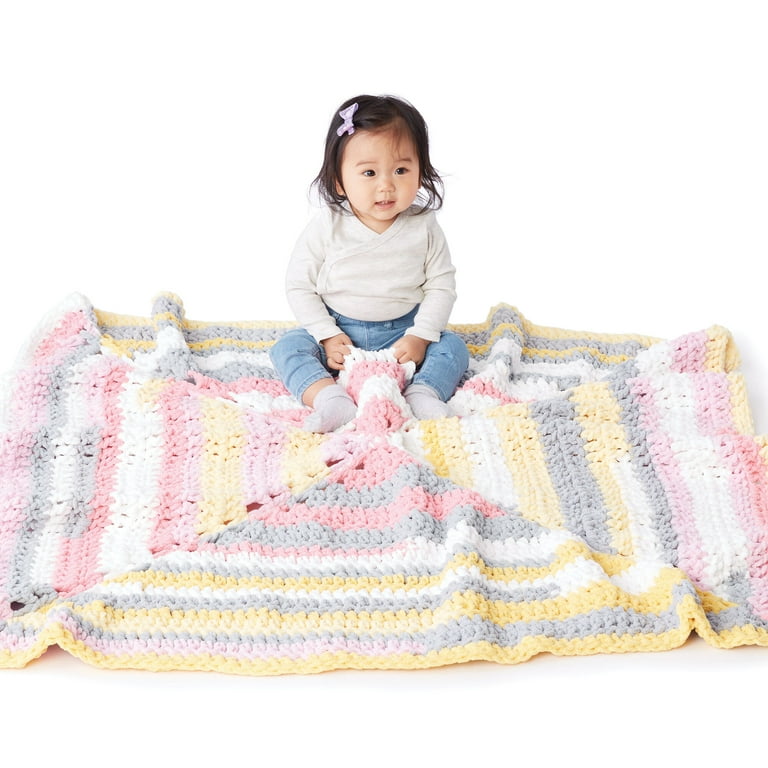 Spinrite Baby Blanket Big Ball Yarn, Little Royales