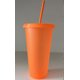 thumbnail image 3 of Botella de agua de 710/500 ml con tapa de pajita, de plástico, reutilizable, personalizada, para beber café, con pajitas, 3 of 5