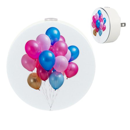 

YZUOUZY Bedside Lamps Night Lights Bedroom Lamps Set of 2 Air Balloons Pink Blue Red Purple