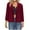 Wine, variant on biudgviw Blazer Jackets for Women Formal Business Casual Long Sleeve Open Front Cardigan Plus Size Work Office Suit Outwear