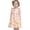 A-Light Yellow500, variant on Newborn Girls Dresses Flutter Sleeve Round Neck Gathered Waist Bunny Print Sundress Daily Outings Casual Walks Vacation Trips Casual Dress