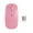 Rose, variante sur 2,4 g Sans Fil Portable Ultra Mince Silencieux 4 Touches Optique Sans Fil 1600 Dpi pour Ordinateur de Bureau Portable Noir