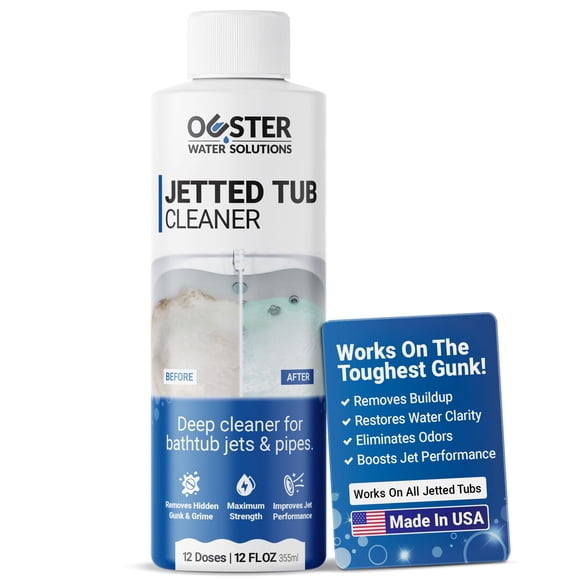 Limpiador de tinas con hidromasaje Bio Ouster 355 ml, 12 usos, seguro para fosas sépticas