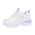 thumbnail image 3 of Willtoo Womens Orthopedic Shoes Chunky Lace Up Casual Sneakers Round Toe Orthopedic Platform Shoes Nop Slip Trendy Athletic Footwear, 3 of 6