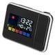 thumbnail image 1 of Alarma Estación Meteorológica Reloj Temperatura Humedad Pantalla LCD A Color Retroiluminación LED Función De Repetición Despertador De Proyección, 1 of 7