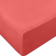 thumbnail image 1 of Sábana bajera ajustable Utopia Bedding, tamaño completo, microfibra coral, 1 of 8