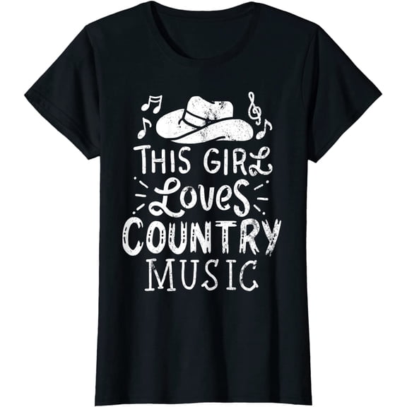 Country Music Western Hat Musician T-Shirt