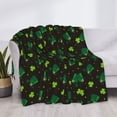 thumbnail image 3 of Yiaed St. Patrick's Day8 Print Blanket Throw Blanket Soft Cozy Flannel Blanket for Home Bed Sofa Couch Chair-80"x60", 3 of 6