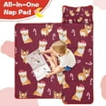thumbnail image 4 of Christmas Corgi Toddler Nap Mats for Kids Preschool,Sleeping Mat Bag or Kids,Toddler Sleeping Bag,Toddler Nap Mat or Daycare, 4 of 6