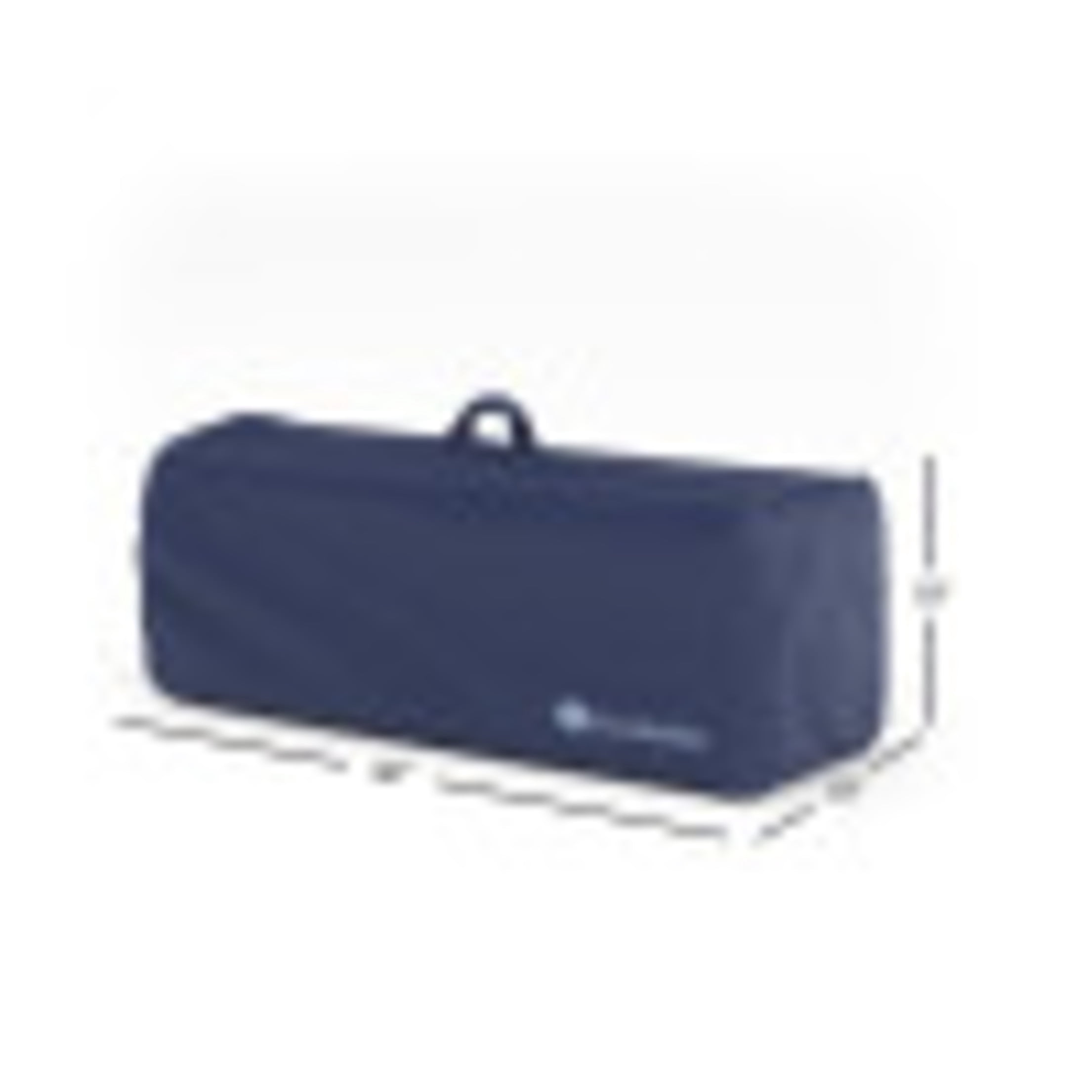 Foundations SnugFresh Celebrity Travel Play Yard with Mesh Sides, Washable Cover, and Storage Bag, Regatta Blue