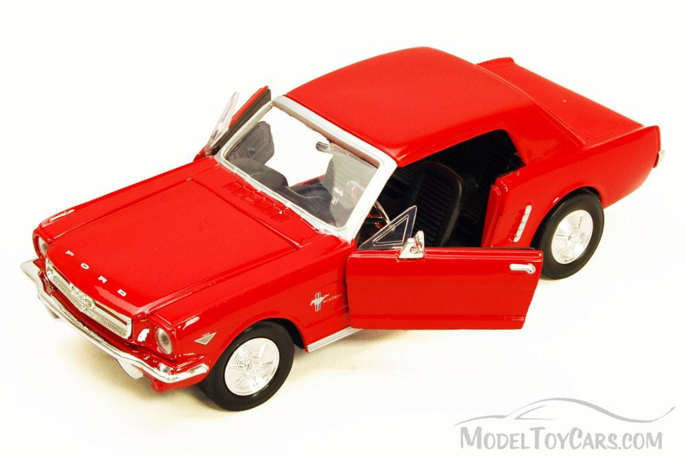 1964 1/2 Ford Mustang, Red - Showcasts 73273 - 1/24 scale Diecast Model Toy Car