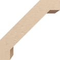 thumbnail image 3 of Ekena Millwork 5"W x 10"D x 10"H Burlington Rough Cedar Woodgrain TimberThane Knee Brace, Primed, 3 of 6