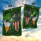 thumbnail image 4 of Bandera irlandesa estadounidense, bandera para casa (75,5 x 99,5 cm) - Banderas de EE. UU. para casa y jardín, poliéster premium - Banderas decorativas para exteriores, 4 of 8