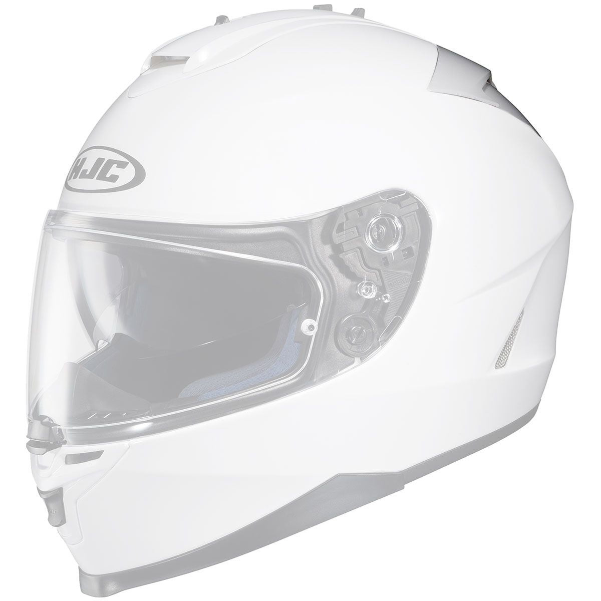 HJC IS17 Helmet Replacement Rear Vent White