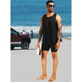 thumbnail image 5 of [4 Pack] Cadmus Men's Sleeveless Muscle Shirts Dry Fit Gym Workout Tank Top,XX-Large, 5 of 5