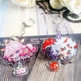 thumbnail image 4 of ZILEFSILK 2PCS Anime Game Genshin Impact Cute Arataki Itto Yae Miko Acrylic Figure Keychain Set Cosplay Vision Key Chain Merch(43), 4 of 6
