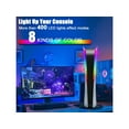 thumbnail image 2 of Light Strip Kit for PS5 Console, PS5 RGB LED Light with 8 Color 400 Light Effects Compatible with Digital & Disc Edition, PlayStation5 DIY Decoration Accessories, PS5 RGB Lights with Remote, 2 of 7