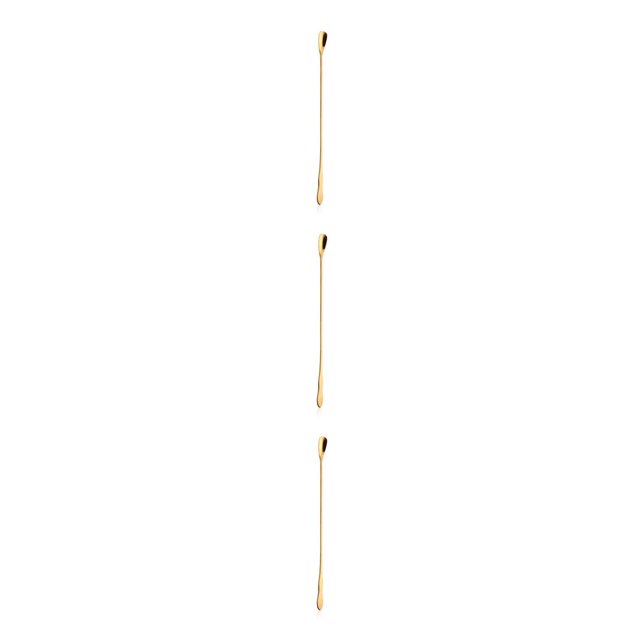 Cuchara Mezcladora de Acero Inoxidable con Mango Largo Reutilizable Yuarrent para Helado y Café