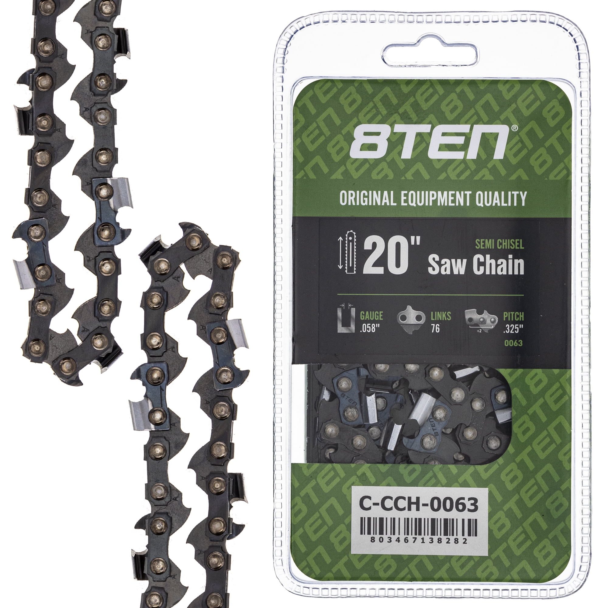 029-0.325" 0.063" 74 DL 18" Semi Chisel Chainsaw Chain for Stihl MS290 