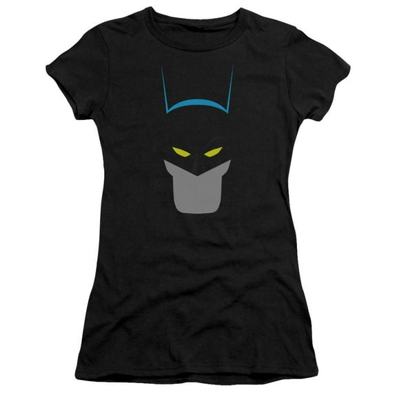 Batman Simplified S/S Junior Women's T-Shirt Sheer Black