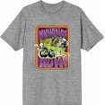 thumbnail image 4 of The Exorcist You Possess My Heart Men's Heather Gray Crew Neck Short Sleeve Tee-Medium, 4 of 6