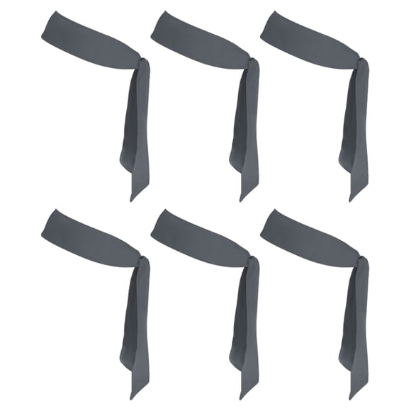 Uxcell Attaches de Tête Bandeaux Ninja Karaté Bandeau Ajustable Sport Attache Dos Évacuant la Transpiration Gris Foncé