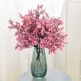 thumbnail image 3 of 15PCS Artificial Baby Breath Flowers Fake Silk Real Touch DIY Floral Bouquets Decor Wedding Party Decoration Arrangements-Burgundy, 3 of 5