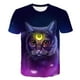 thumbnail image 1 of Camiseta con estampado 3D de dos gatos para hombre y mujer, camisa de manga corta, XXS, verano, 2021, 1 of 4