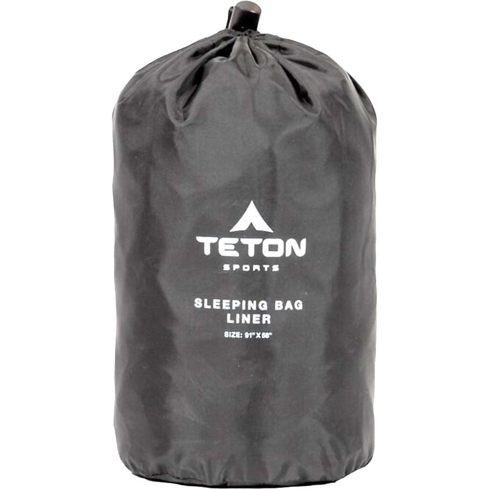 Teton Sleeping Bag Liner, Black