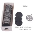 thumbnail image 2 of Raspador para Pies MZCMSL Discos de Lija 25 mm Grano 240 (100 uds), 2 of 6