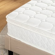 Best Price Mattress 10 Euro Top Pocket Spring Mattress, Comfort Foam Top, Twin