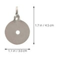 thumbnail image 3 of Shisuyan Splatter Targets For Shooting Silver 6Pcs 1.8In 1.2In 0.04In, 3 of 9