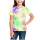 thumbnail image 5 of Camisetas de Cuello de Tripulación de Manga Corta para Mujeres Camiseta Impresa Inspirada en Acuarela para Niños de Edades 8-14, 5 of 5