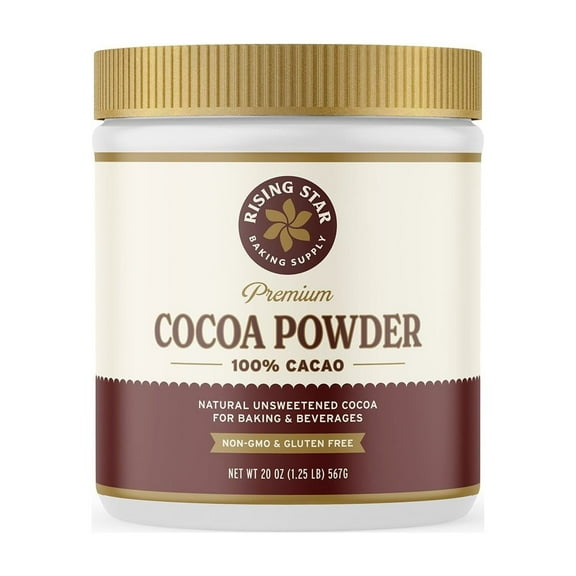 Rising Star Baking Supply Cocoa Powder, 20 Ounce