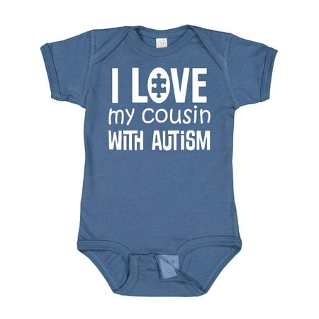

Inktastic Autism Awareness I Love My Cousin Gift Baby Boy or Baby Girl Bodysuit