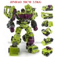 thumbnail image 3 of JINBAO-Figuras de acción 6 en 1 de TransFormers para niños, juguetes de TransFormers de Anime Devastator de 50cm, Robot G1, regalo, 3 of 4