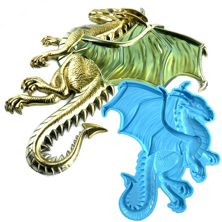 Dragon Mold, 3D Silicone Molds for Epoxy Resin, Clay Casting