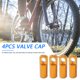 thumbnail image 3 of Tapa de válvula Presta Tapa de válvula Presta de neumático aleación de aluminio cubierta de válvula de neumático de bicicleta francesa cubiertas antipolvo JShteea El nuevo, 3 of 5