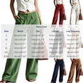 thumbnail image 4 of Women Corduroy Wide Leg Trousers Sevevn Button Fly Mid Rise Loose Fit Pants With Flap Front Pockets, Diverse Solid Color Selections For Dating Shopping And Semi‑Casual Daily Dressing, 4 of 6